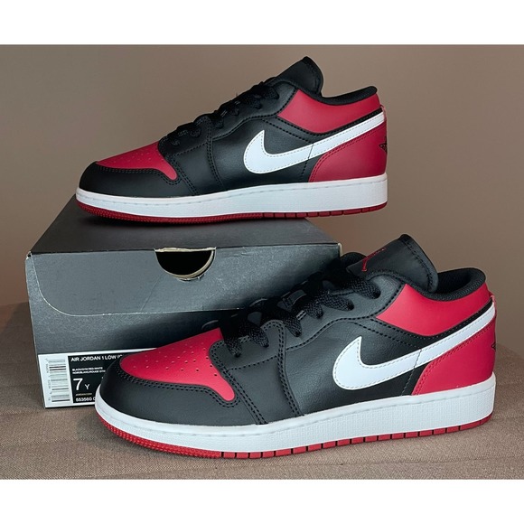 Jordan 1 Low Alternate Bred Toe - Size 7Y